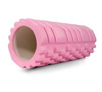 Mobiclinic®, Rodillo de Masaje Muscular, Gomaespuma y Goma EVA, 14x33 cm, Pilates, Yoga, Estiramientos, Portátil, Uso Multifuncional, Foam Roller, 3 Niveles Intensidad, Fitroller (Rosa)