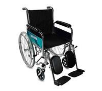 Mobiclinic, Silla de Ruedas, Partenón, Plegable, Elevador piernas, Asiento 44 cm, Premium, Autopropulsable, Manual, Marca española, Ortopédica, Reposapiés Ajustables, Reposabrazos, Resistente