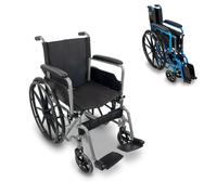 Mobiclinic Silla De Ruedas Plegables Con Ruedas Traseras Extraíbles