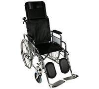 Mobiclinic Silla De Ruedas Plegable Con Respaldo Reclinable