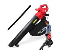 Mobiclinic®, Soplador de Hojas, Aspirador y Triturador de Hojas, 900W, 6 Velocidades, 3 en 1, Ligero, 35L, Enchufable, Velocidad Soplado 270 km/h, para Jardín, 220V, Asa Hombro, Mobiclean