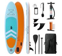 Mobiclinic®, Tabla de Paddle Surf, Hinchable, Incluye Bomba, Mochila, Remo Ajustable, Funda para móvil, Kit reparación, 315x78x15 cm, Plegable, Niños, Adultos y Mascotas, hasta 150kg