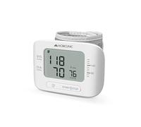 Mobiclinic®, Tensiómetro de Muñeca, Memoria 99 Mediciones, Pantalla LCD, Cálculo Promedio, Detección Latidos Irregulares, Preciso, Compacto y Portátil, Vitalpress