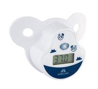 Mobiclinic®, Termómetro Digital Chupete, Punta Redonda, Pantalla LCD, con Memoria, Preciso y Seguro, Suave, Estuche incluido, para Bebé, Infantil