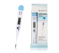 Mobiclinic, TH-02, Termómetro digital, Marca Española, Rígido, Alta precisión, Ligero, Alarma de fiebre, Marcado CE, Termómetro médico, Medición de temperatura vía oral, Rectal y axilar