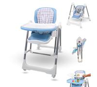 Mobiclinic®, Trona balancín evolutiva, 3 en 1, 6-36 meses, 15kg, Nala, Plegable, Ajustable altura y respaldo, Doble bandeja extraíble, Ruedas giro 360º, Arnés con 5 puntos