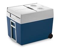 MOBICOOL MT48W nevera eléctrica 48L - 12V y 230V - Nevera portátil con ruedas para camping, coche, camión y actividades al aire libre - Gran potencia de enfriamiento en viajes - Azul