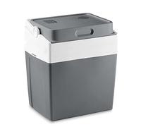 Mobicool MV27 Nevera eléctrica portátil, 26 l, Mini Nevera para Coche, camión, Barco y Autocaravana, 12 y 230 V, Gris