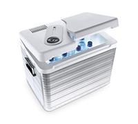 Mobicool Q40 Nevera Eléctrica Portátil, Aluminio, 39 l, mini nevera para coche, camión, barco y autocaravana, 12 y 230 V