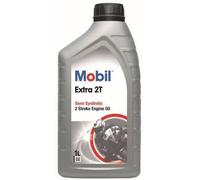 Mobil Extra 2T - Aceite de motor semisintético (1 L)