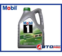 MOBIL MOB153685 Aceite Motor Sintético 1 ESP 0W20 ACEA C6 VW 508/509 DEXOS D 5 L