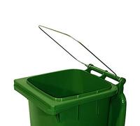 Mobil Plastic - Anillo tope de acero para cubo de basura con ruedas, 120 l