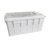 Mobil Plastic Caja alimentaria modelo Food Box 40 litros con tapa - Blanco