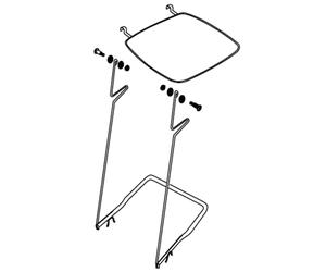 Mobil Plastic Kit pedal elevador tapa + anillo tope saco + barras para bidón 120 l