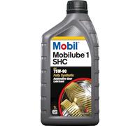 Mobil SAE 75W-90 Mobilube SHC Aceites de motor para coches, transparente, 1 litro