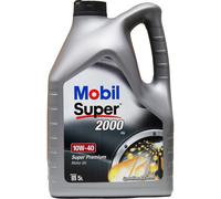 MOBIL Super 2000 X1 Aceite de motor 10W-40 Aceite para motor 5L 150563