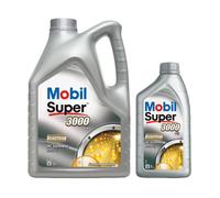 Mobil Super 3000 X1 5W-40 5L+ 1L = 6L Aceite Porsche A40 Liberación 6 Litro