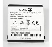 Mobile Cover Batería original para Doro Shell01A Doro Phoneeasy 410 Easyphone 410GSM 800Mah Blanco