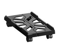 Mobile CPU Stand, 43x20cm Ventilated PC Floor Cart, Rolling Computer Holder, ABS Under Desk Shelf, Organizing, Cooling, Supporting, Moving