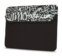 Mobile Edge Sumo Graffiti Sleeve - Funda Negra de 15,6" (15,6")