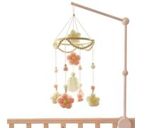 Mobile For Crib | Woven Flowers Mobile For Crib | Rotatings Soother Decoratives Sensory Toys Fors Preschoolers Boys Girls Bassinet Home Living Room