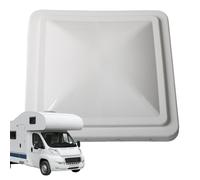 Mobile Home Exhaust, Universal Replacement Lid for Skyline with Leakproof Seal, Resistant Construction with Heavy Duty Frame, Trailer Airflow Sky Light, White Black Travel Kit
