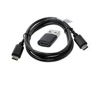Mobile-Laden Cables USB + adaptador compatible con Sharp Pi | USB 3.0 para transferencia rápida, 1 metro, transferia y carga rápida