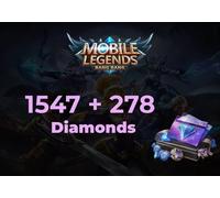 Mobile Legends 1547 Diamonds + 278 Bonus Direct Top-Up - GLOBAL