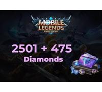 Mobile Legends 2501 Diamonds + 475 Bonus Direct Top-Up - GLOBAL