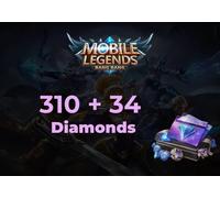 Mobile Legends 310 Diamonds + 34 Bonus Direct Top-Up - GLOBAL