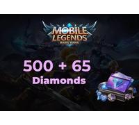 Mobile Legends 500 Diamonds + 65 Bonus Direct Top-Up - GLOBAL