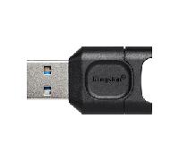 Kingston Technology MobileLite Plus lector de tarjeta USB 3.2 Gen 1 (3.1 Gen 1) Type-A Negro