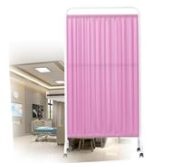 Mobile Medical - Divisor de habitación de privacidad médica, divisor plegable de 4 paneles para habitación del paciente, oficina, salón de belleza, 6 pies de alto