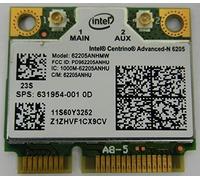 Mobile Options 62205ANHMW Advanced-N 6205 802.11 mini-PCI-E SPS No. 631954-001 Tarjeta Wifi inalámbrica para portátiles HP