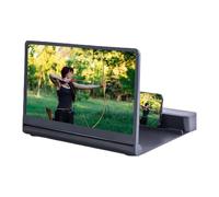 Mobile Phone Amplifier - 1200 mAh, 12 in HD Screen Amplifier With Speaker | Universal Phone Screen Magnifier For Movies,Videos,Reading,