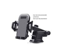 Mobile phone holder car suction cup & ventilation 3 in 1, mobile phone holder car accessories with universal clip, 360 rotation