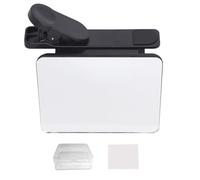 Mobile Phone Reflection Camera Mirror Clip Kit | Adjustable Smartphone Camcorder Lens | Lightweight & Compact Smart Device Photography Reflector, for Travel