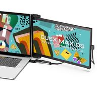 Monitor portátil Duex Max DS de 14.1 pulgadas, FHD, USB tipo C/HDMI Plug and Play 1080p, pantalla portátil para portátiles de 14 a 17 pulgadas, compatible con Mac/Windows/Android/Switch