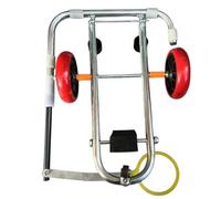 Mobile Toilet Cart Jack, Heavy Duty Toilet Removal Lift Tool, Plumber Support Equipment with Plegable Frame, Adjustable Positioning with Smooth Wheels, Bathroom Accessory for Repair