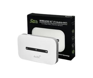 Mobile Wi Fi Router, High Speed Travel Wi Fi Device Internet Hotspot Device, Mobile Hotspot Device Mobile Wi Fi Hotspot with Card Slot for Working Study - See Descriptions