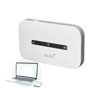 Mobile WiFi Router, Travel WiFi Device, Internet Hotspot dispositivo, dispositivo móvil con diseño portátil y compacto de 3,86 x 2,32 x 0,71 pulgadas para trabajar y estudiar en cualquier lugar (1