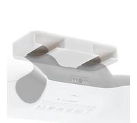 Mobilefox Soporte para mando debajo de la mesa compatible con Sony PlayStation 4/5 PS5 PS4 DualSense inalámbrico, 1 unidad, color blanco [videojuego]