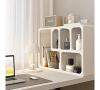 Mobiletto da parete in Stile Crema, arcuato, con scaffalatura per ingresso Aperta, profumo, Vernice granulare Unica per cucina, bagno, soggiorno