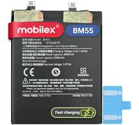 MOBILEX® Batería BM55 para Xiaomi Mi 11 Ultra/Mi 11 Pro 5G | Carga Rápida 67W | 5000mAh - OEM | Interna Repuesto con Adhesivo | Capacidad Original