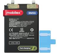 MOBILEX® Batería BM5G para Poco X4 GT/Xiaomi Redmi K50i 5G / Redmi Note 11T Pro/Redmi Note 12T Pro | Carga Rápida 67W | 5080mAh - OEM | Repuesto Interno con Adhesivo | Capacidad Original