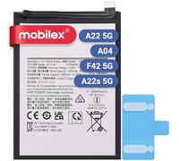MOBILEX® Batería EB-BA226ABY / Scud-WT-W1 para Samsung Galaxy A22 5G / A22s 5G / F42 5G / A04 / Wide5 5G | 5000mAh - OEM | Interna Repuesto con Adhesivo | Capacidad Original