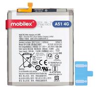 MOBILEX® Batería EB-BA515ABY para Samsung Galaxy A51 4G / A515 | 4000mAh - OEM | Interna Repuesto con Adhesivo | Capacidad Original
