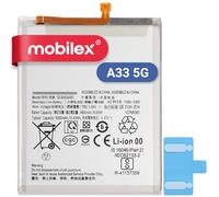 MOBILEX® Batería EB-BA536ABY para Samsung Galaxy A33 5G | 5000mAh - OEM | Interna Repuesto con Adhesivo | Capacidad Original