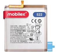 MOBILEX® Batería EB-BS901ABY para Samsung Galaxy S22 5G / SM-S901 | 3700mAh - OEM | Interna Repuesto con Adhesivo | Capacidad Original