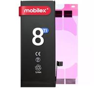 MOBILEX® Batería para iPhone 8 | 2210mAh - OEM | Interna Repuesto con Adhesivo | Chip TI | Alta Capacidad